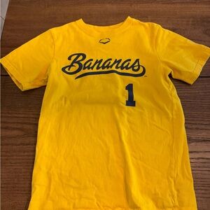 Bananas Kids Yellow Short Sleeve Tee